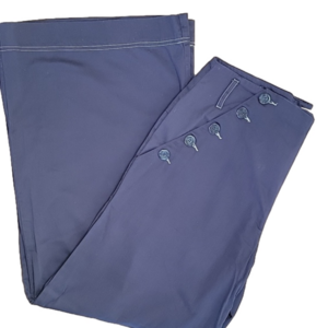 Dick & Jayne Wide Leg Button Front Cotton Pants Size XL EUC